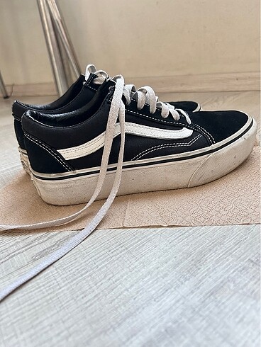 36 Beden siyah Renk Vans old skool platform