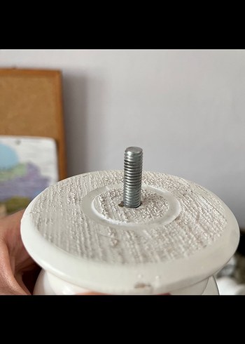 Beyaz Ahşap Mobilya Ayağı - Görsel 4