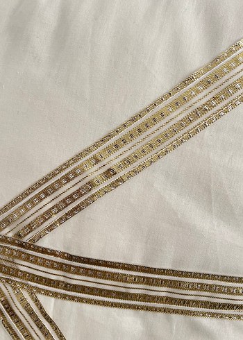 Nakışlı Bohem krem Dekoratif Yastık - Görsel 3