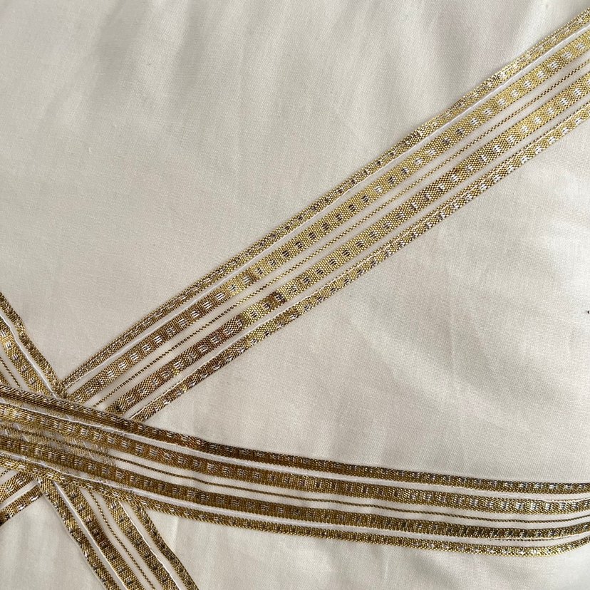 Nakışlı Bohem krem Dekoratif Yastık - Görsel 3