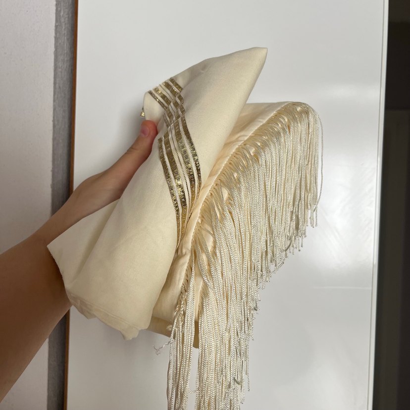 Nakışlı Bohem krem Dekoratif Yastık - Görsel 5