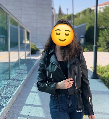 m Beden Deri Ceket