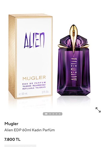 mugler alien parfum - Görsel 2