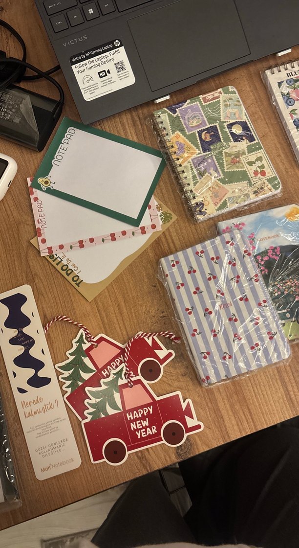 Çeşitli Desenli ve Renkli Not Defterleri - Görsel 2