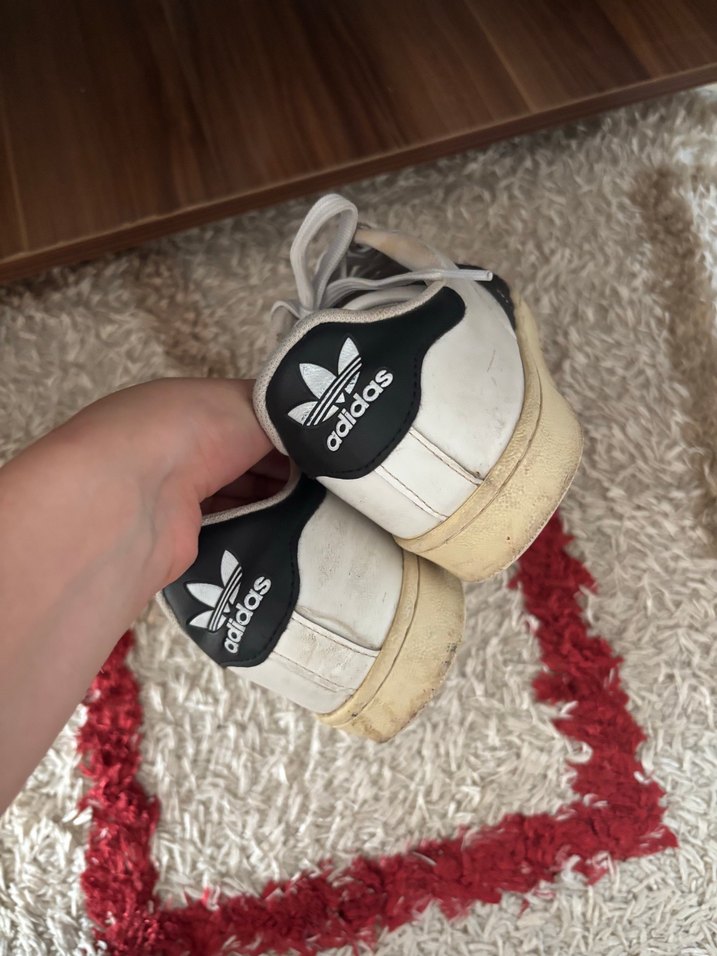 Yüksek Topuklu Beyaz Spor Ayakkabı adidas - Görsel 3