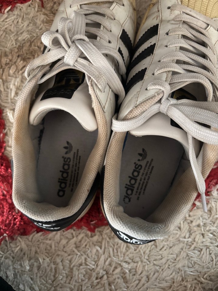 Yüksek Topuklu Beyaz Spor Ayakkabı adidas - Görsel 4