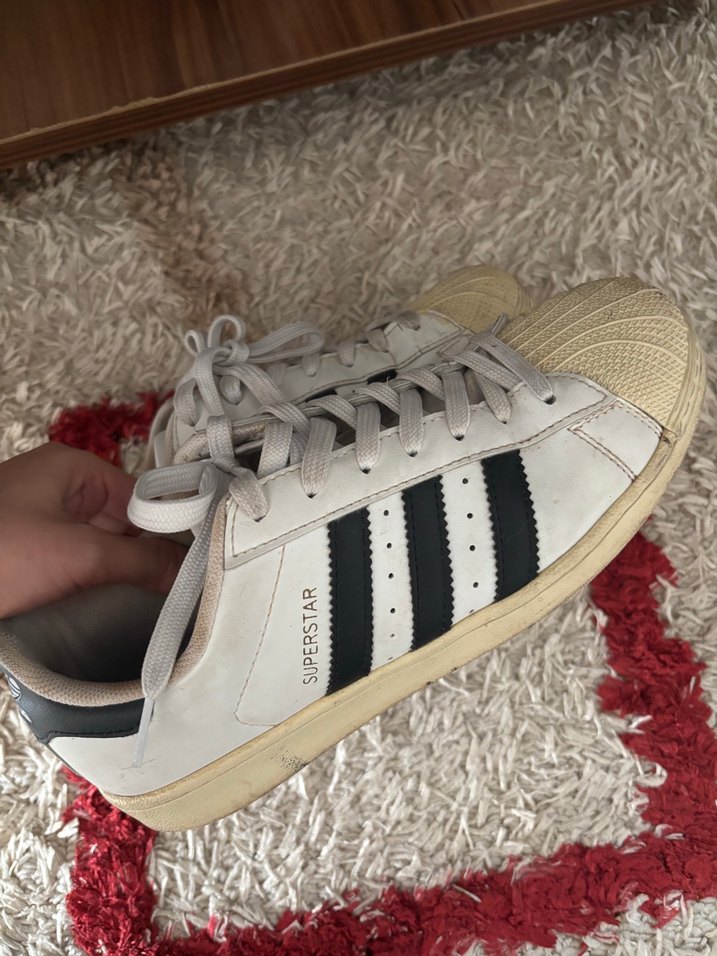 Yüksek Topuklu Beyaz Spor Ayakkabı adidas - Görsel 2