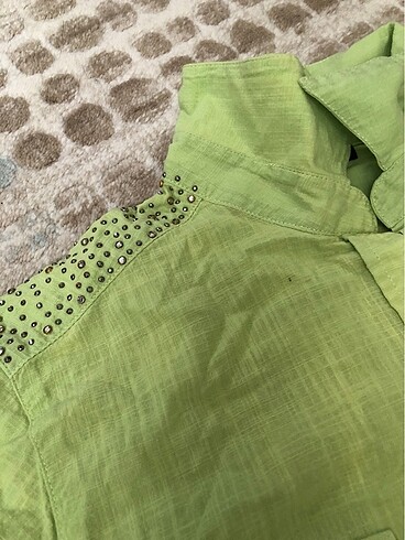 Diğer fıstık yeşili 44 beden bluz gömlek
