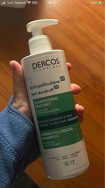 vichy dercos kepek egzama sampuani 390ml unisex