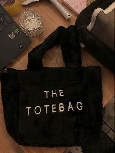 koyu yesil kurk yumusak the tote bag