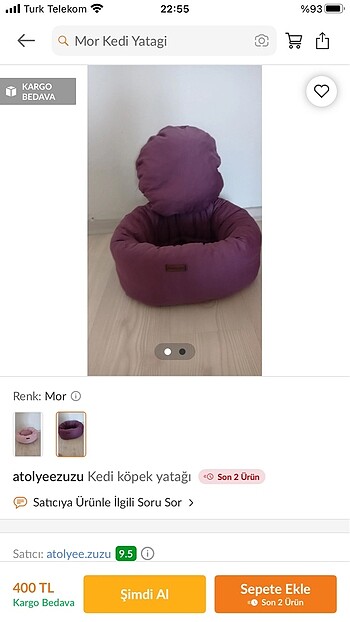 mor lila kedi minder yatağı tırmalama tahtası petek kombi ustu y