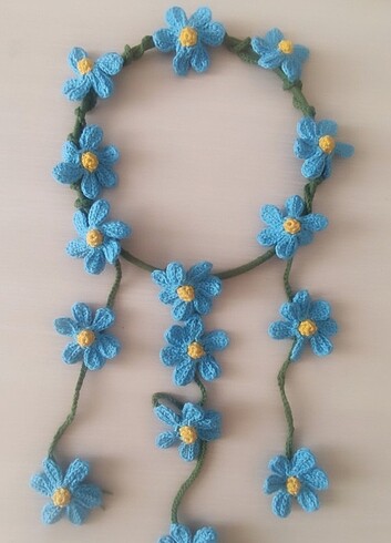 Çicekli Çember Taç - Görsel 2