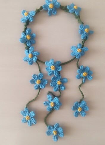 Çicekli Çember Taç - Görsel 3