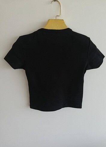 Pull and Bear Siyah tişört