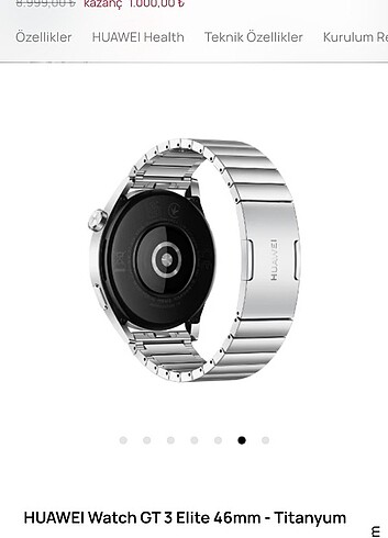 Beden Huawei watch GT3 elite. ACİL