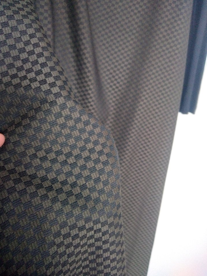 yeşil siyahDrapeli Uzun Kolsuz Elbise - Görsel 2