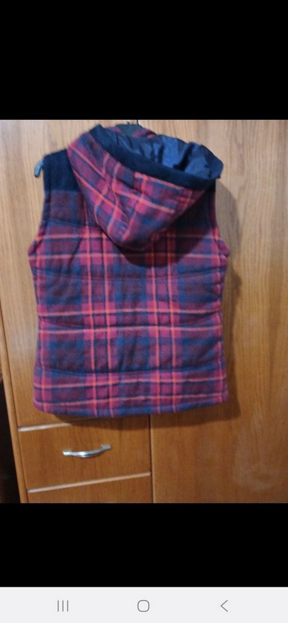 Düğmeli Bordo Kadın Yelek 15 16 yaş - Görsel 2