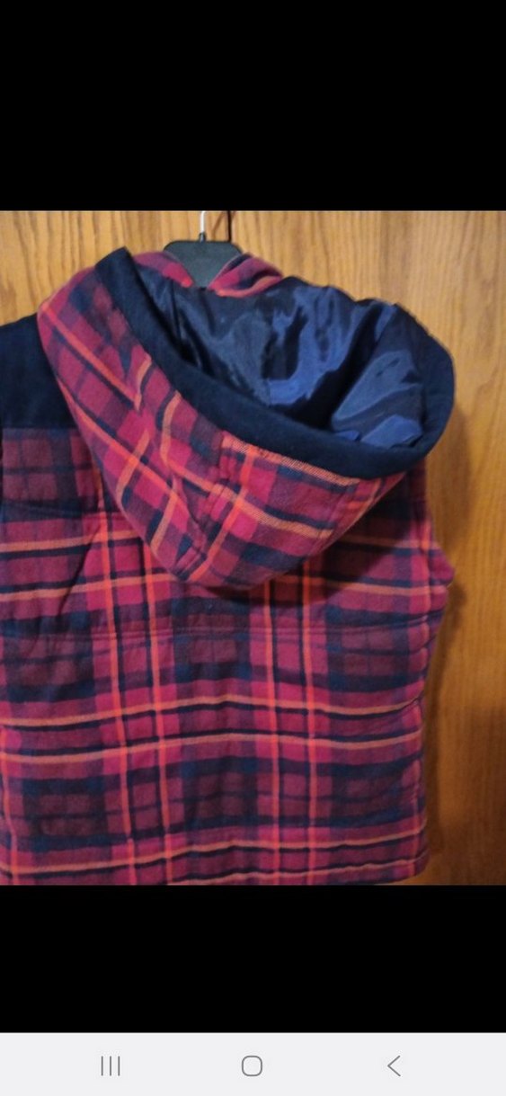 Düğmeli Bordo Kadın Yelek 15 16 yaş - Görsel 4