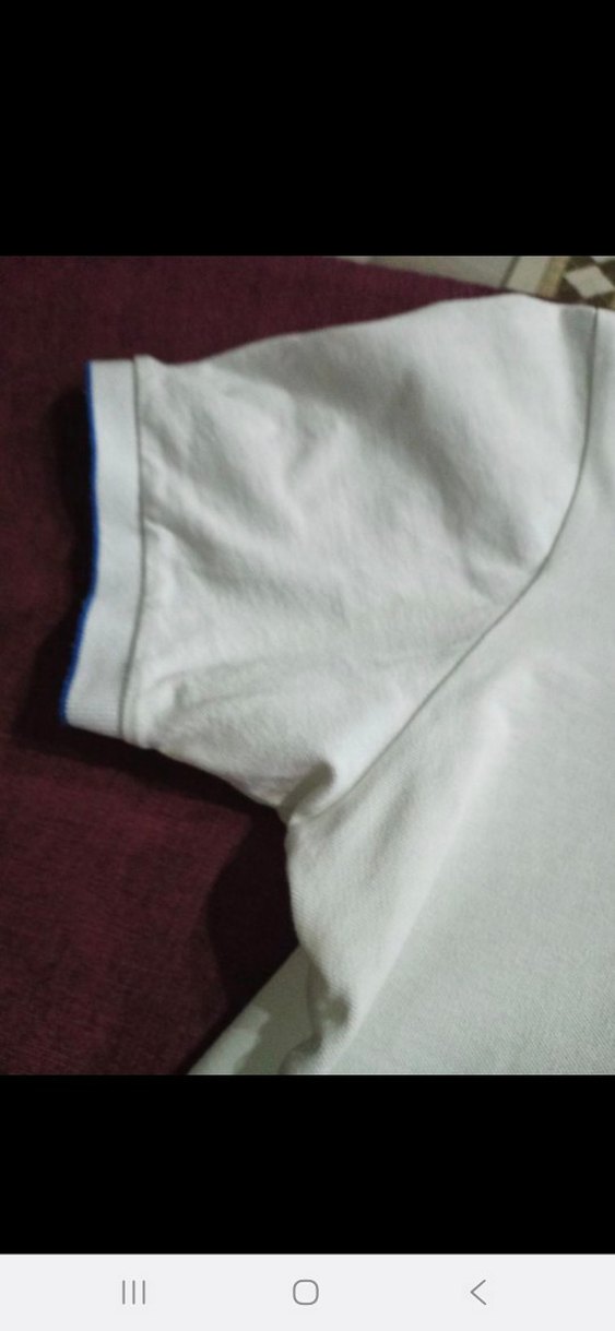 Düğmeli Beyaz Erkek Polo Tişört - Görsel 4