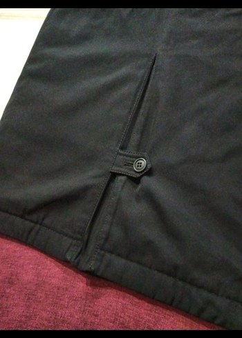 vakko Düğmeli Siyah Erkek Midi Ceket - Görsel 6