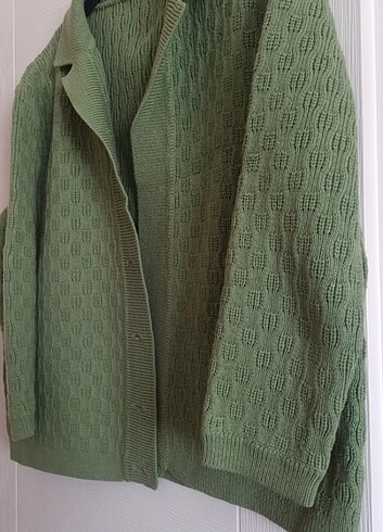 xl Beden yeşil Renk Vintage hırka