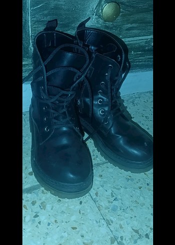 Siyah kız Erkek Kauçuk Bot - Görsel 5