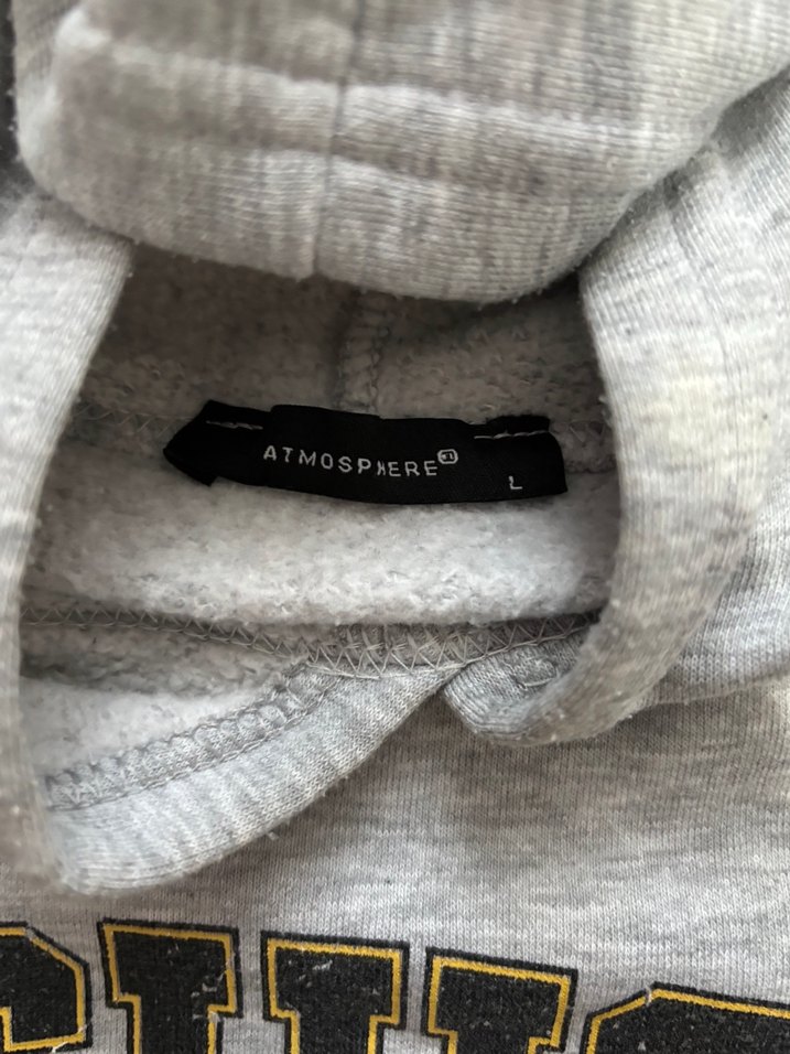 Michigan Wolverines Gri Melanj Kapüşonlu Sweatshirt — görsel 2/3