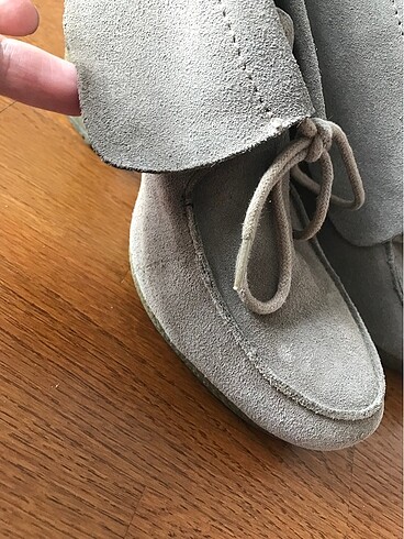 38,5 Beden gri Renk Nine west american vintage deri ayakkabı