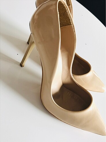 Shoe tek marka ten rengi stiletto