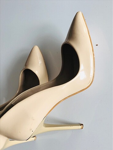 38,5 Beden Shoe tek marka ten rengi stiletto