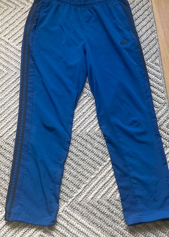 Adidas Erkek Mavi Bol Kesim Eşofman Altı