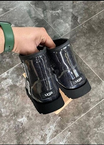 Ugg Water Pro seffaf ugg siyah 