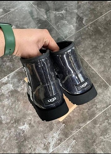 Ugg Water Pro seffaf ugg siyah Su gecirmez Termal ic yapi Kaymaz ort