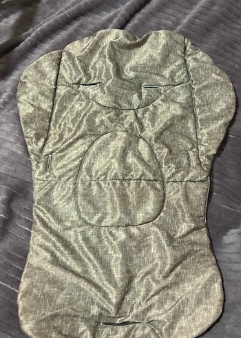 Gri Bebek Taşıma Askısı Minder bebek arabası için - Görsel 2