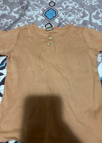 Kahverengi Bebek Erkek Kısa Kollu Pamuklu Takım 2 adet - Görsel 4