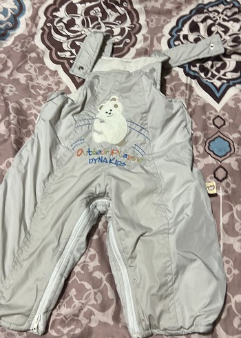 Gri Fermuarlı Erkek Bebek Kayak Tulumu 1 2 yas - Görsel 4