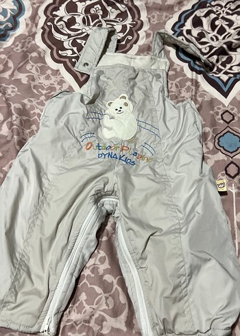 Gri Fermuarlı Erkek Bebek Kayak Tulumu 1 2 yas - Görsel 2