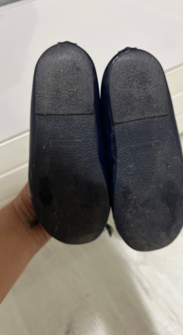 Kızlar İçin Koyu Mavi Rugan Babet lcw - Görsel 2