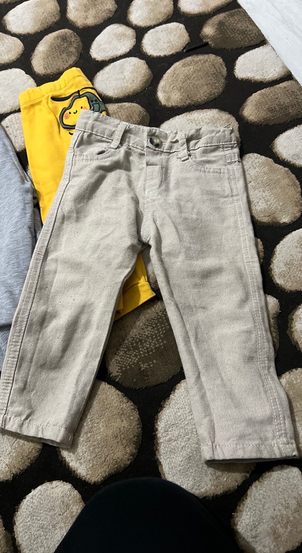 Erkek Çocuk Gri Rahat Kesim Eşofman Altı4 eşortman bi pantolon - Görsel 4