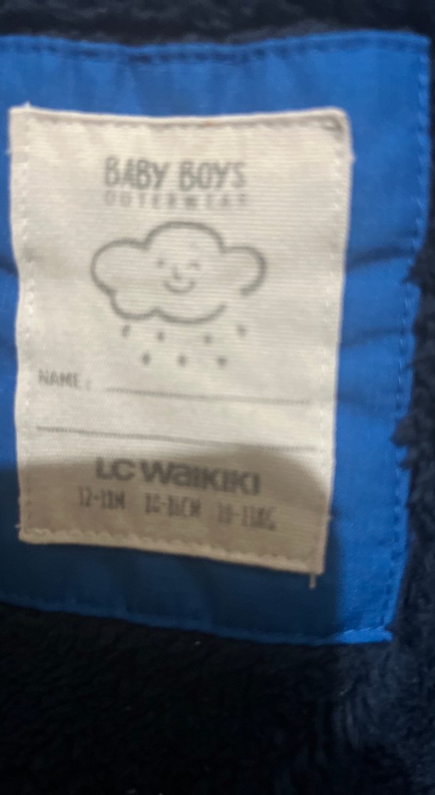 Erkek Çocuk Mavi Kapüşonlu Sıcak Mont 1 2 yas giyer - Görsel 5