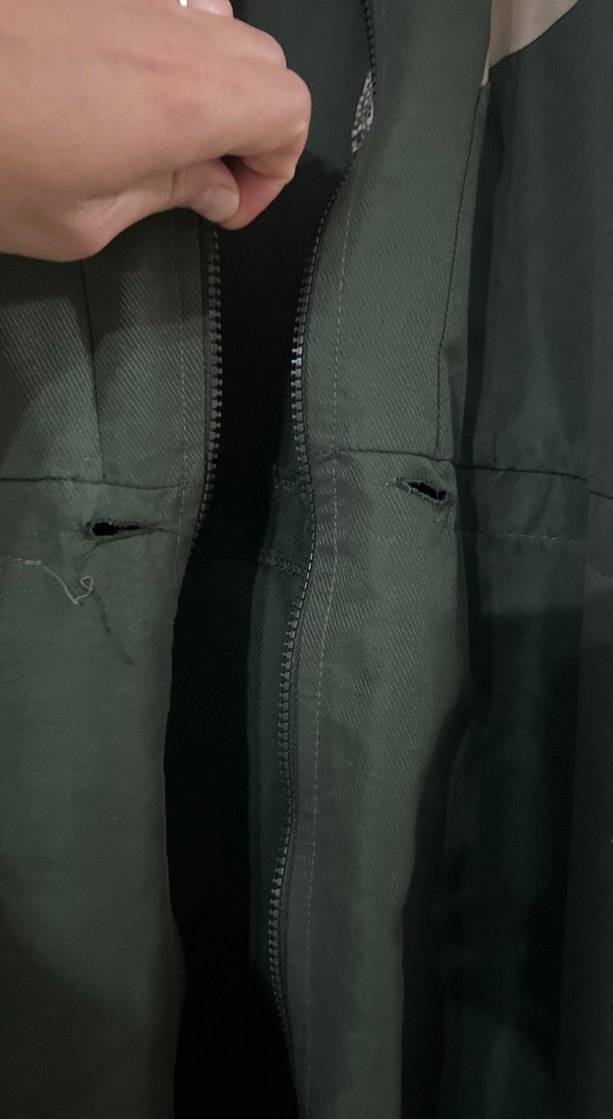 Drapeli Uzun Yeşil trençkod 40 44 beden arası - Görsel 4