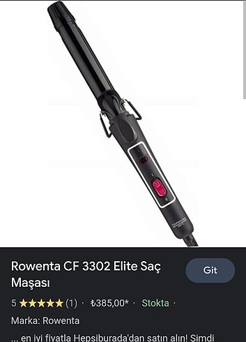 Rowenta kalın maşa 