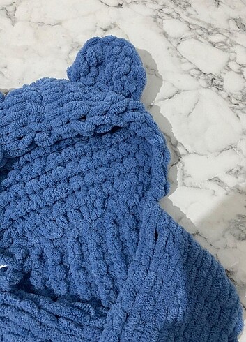 3 yaş alize puffy Şapkalı atkı 