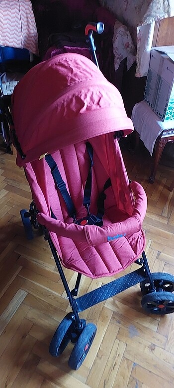 9- 36 kg Beden bordo Renk Baby plus baston bebek arabası