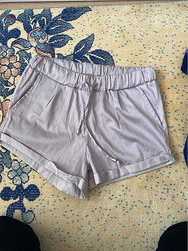 mini saten şort