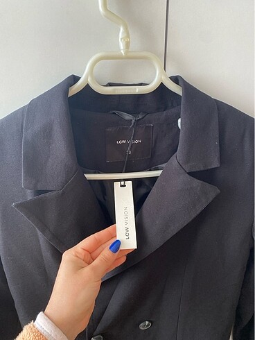 s Beden siyah Renk siyah uzun blazer ceket