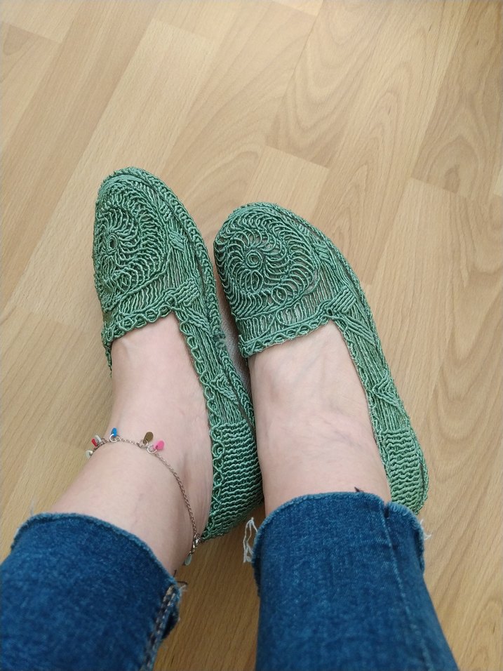 limoya Örgü Kadın Espadril - Görsel 3