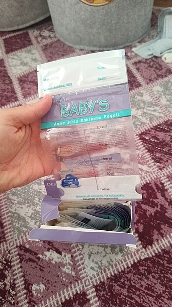Anne sütü saklama poşeti - Görsel 2
