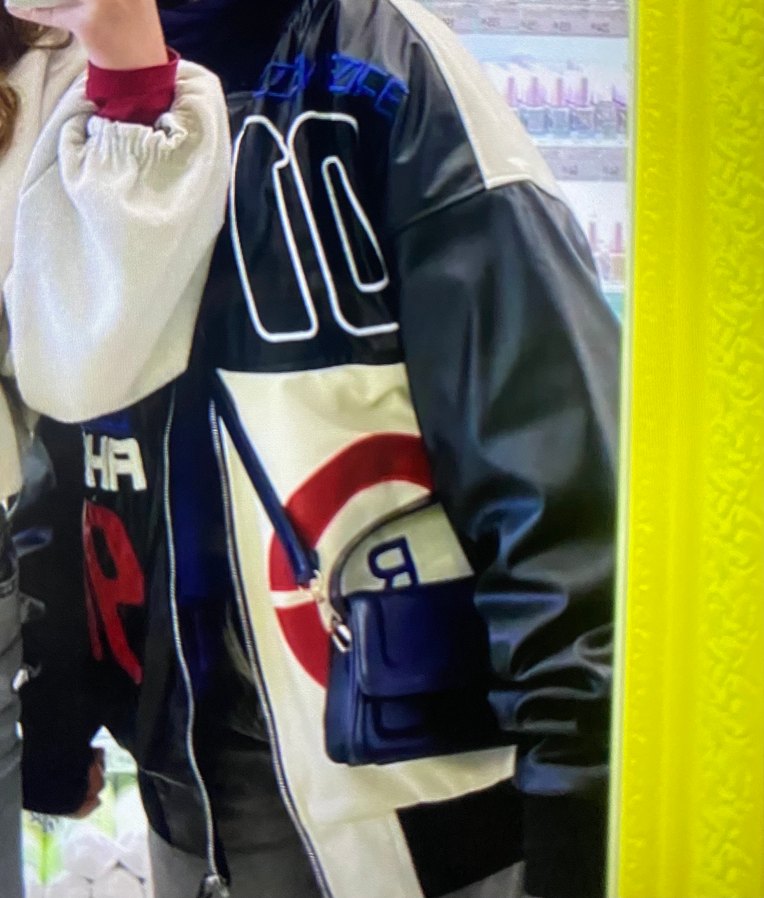 Yarış Baskılı Kadın Deri Ceket - Görsel 2