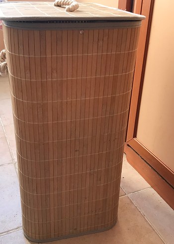 Diğer Kahverengi Parlak Bambu Sepeti